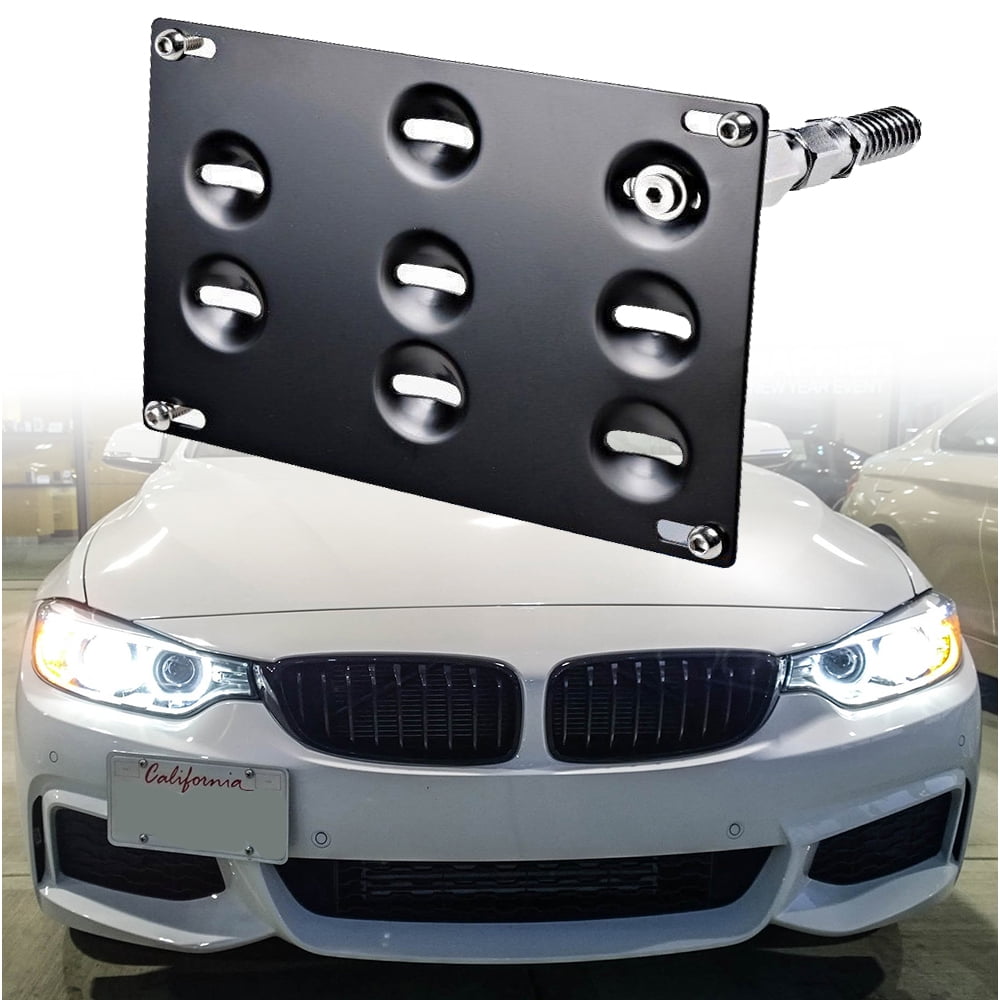 For BMW E39 E46 E90 E70 F10 F30  1/3/5 Series Tow Hook License Plate Bracket JDM