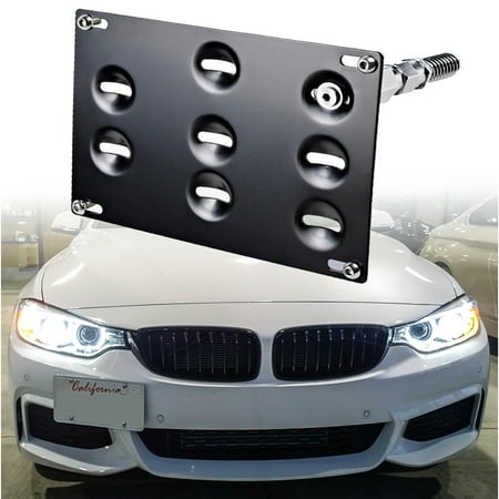 GTP Bumper Tow Hook License Plate Bracket Holder Relocator For BMW 2012~2018 2/3/4/5 F Series Mini (Best Tow Hook License Plate Holder)