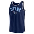 thumbnail image 2 of Men's Fanatics Navy Tennessee Titans Bet Tank Top, 2 of 3