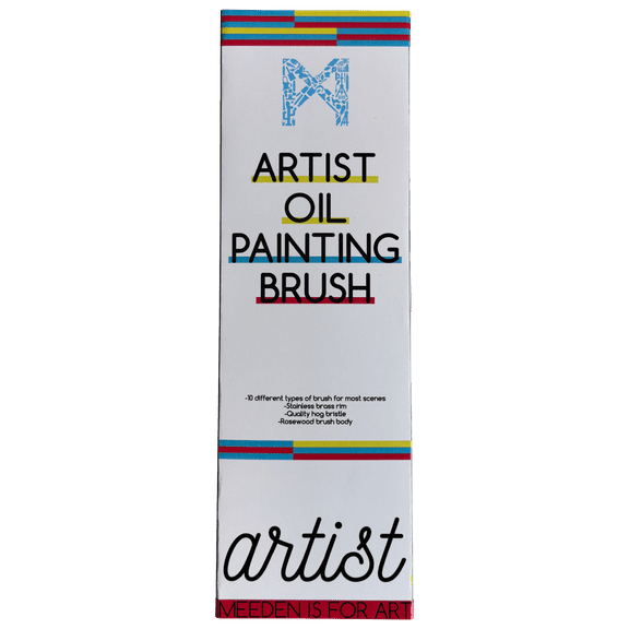 M Paint Brush Set for Oil Watercolor Painting Artist Professional Brush Kit