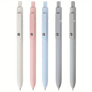 WRITECH Gel Ink Retractable Pens: Black Ink 0.7mm medium Fine Point Pen  Set, Extra Smooth Tip No Bleed Smear Smudge Refillable Clickable Pens Bulk  for