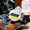 thumbnail image 2 of 100 Hojas de Papel de Transferencia de Tatuaje,4 en 1 Papel Hectografico para Tatuar,Sin Manchas, L&iacute;neas Claras,Papel Hectografico,Ideal para Principiantes en Tatuajes, Salones de Tatuajes, 2 of 7
