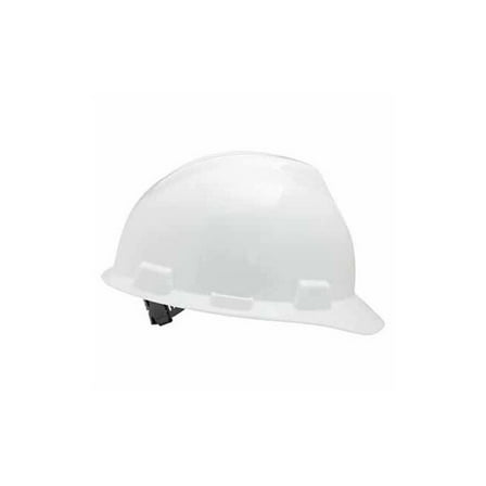 V-Gard® Slotted Hard Hat Cap, Staz-On® Suspension, White