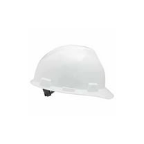 V-Gard® Slotted Hard Hat Cap, Staz-On® Suspension, White