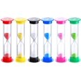 thumbnail image 3 of 24 Pcs Hourglass Plastic Hourglass Timer Colorful Hourglass Timer Sand Clock Timer 30s 1 Minute 2 Minutes 3 Minutes 5 Minutes 10 Minutes For Adults Children In Classroom Kitchen Games Office Timing, 3 of 7