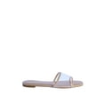 thumbnail image 2 of Bamboo Kick-21 Clear Band Slide Sandal in Nude, 2 of 4