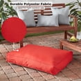 thumbnail image 4 of Happy Hounds Casey Indoor/Outdoor Pillow Style Dog Bed, Salsa, Small (36 x 24 in.), 4 of 9