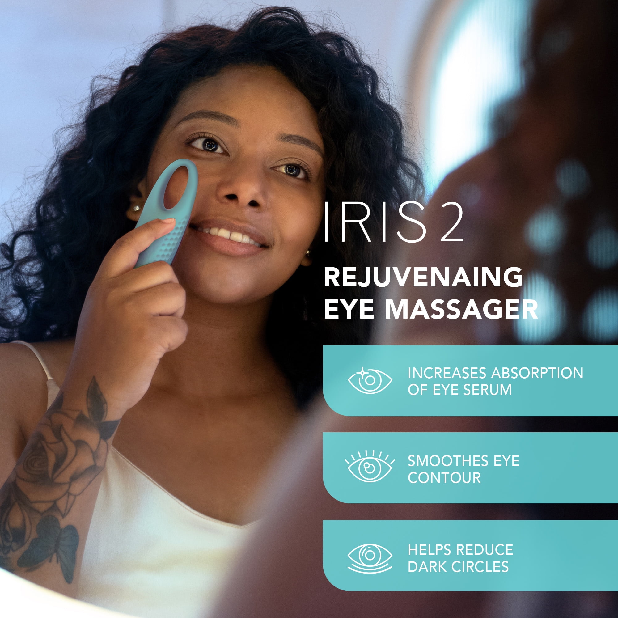 FOREO Eye Candy IRIS 2 Bundle - Eye Massager + IRIS Firming PM Eye Serum