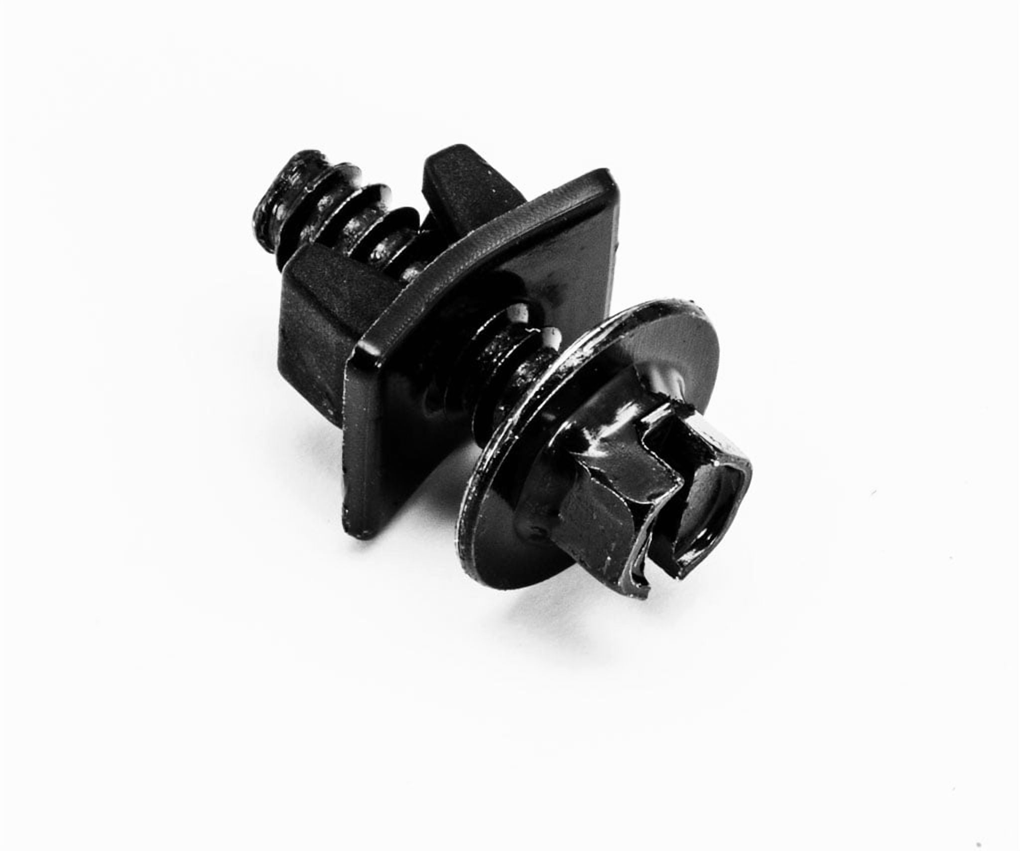 Auto Drive 8 Piece OEM Automotive License Plate Fasteners Black, 93371W