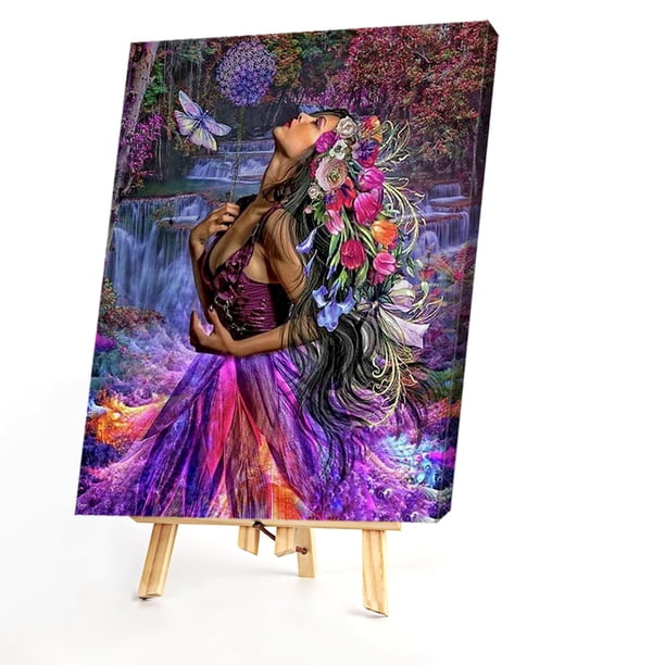 Cuadros Decorativos Kits de pintura al óleo de belleza de mariposa por números regalo para adultos niños sin marco Ehuebsd Nuevos Originales