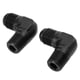 thumbnail image 1 of 2 uds 6AN a 1/4 NPT adaptador de montaje 90 grados macho giratorio línea de Gas carril bomba inyector montaje, 1 of 12