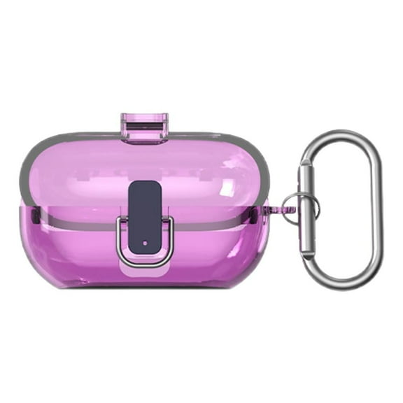 QHUDLV Secure Lock Clear Case For Beat Solo Buds Earphones New A4