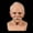 B, variant on Novelty Halloween Costume Party Latex Head Mask Realistic Human Face (Old Man)