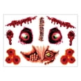 thumbnail image 1 of Halloween Face Tattoos Funny Face Tattoos For Halloween Costume Party Scar Tattoos Terrifying Face Tattoos For Halloween Halloween Makeup Scar Tattoos Scar, 1 of 5