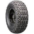 thumbnail image 3 of Golf Cart Wheels and Tires - 12" RHOX RX252 Black w/ All Terrains - Set of 4, 3 of 3