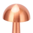 thumbnail image 3 of M Buder Lámpara de Mesa de Hongo Inalámbrica Recargable por USB 3 Colores Ajustables Regulable Metal Elegante Luz Nocturna para Guardería Color Oro Rosa (21.5 cm / 8.5 inches), 3 of 9