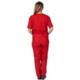 thumbnail image 3 of Two Piece Scrub Set (Red, Medium), 3 of 6