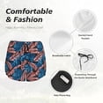 thumbnail image 4 of Bixox Women's Tropical Leaves pattern 2 in 1 Running Shorts - Lightweight Athletic Workout Gym Yoga Shorts Liner with Pockets - Small, 4 of 7