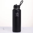 thumbnail image 3 of Hydro Pal 32oz Insulated Stainless Steel Water Bottle with 2 Leak Proof Lids(Spout Lid and Straw Lid) Wide Mouth Powder-Coated Water Bottle for Sports and Travel, 3 of 3