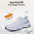 thumbnail image 4 of Artlea Wide Toe Box Men’s Walking Shoes with Arch Support Orthotic Sneakers for Plantar Fasciitis Athletic Men's Running Shoes for Foot Pain Relief, US Size 9.5, 4 of 7