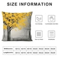 thumbnail image 5 of Chilfamy Soft and Durable Yellow Tree Short Plush Pillowcase White, 5 of 5