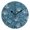 Black, variant on Round Art Wall Clock Vintage Oil Painting Texture Decorative Clock Black Pointer, Multi-Purpose Desktop & Hanging Creative Decor Clock for Home Living Room Simple White Outline Flowers