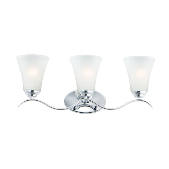 Maxim 12083FTPC 24 in. Vital 3 Light Polished Chrome Bath Vanity Wall Light