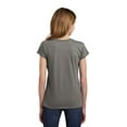 thumbnail image 2 of District Girls Very Important Tee Dt6001yg - Grey Frost - M, 2 of 4