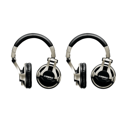 - Shure Closed Back Professional Studio Recording Over Ear Headphones (2 Pack)