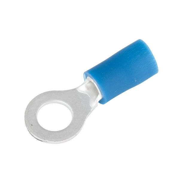 Terminal de anillo Gardner Bender 10-104, paquete de 100 unidades, 600 V, azul