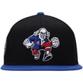 thumbnail image 2 of Men's Mitchell & Ness Black/Royal Philadelphia 76ers Side Core 2.0 Snapback Hat, 2 of 5