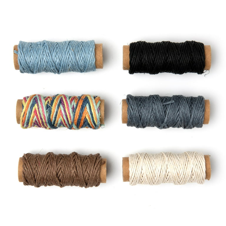 Natural Hemp Twine Bead Cord 1mm Three Color Assorted Variety Pack - 29.5  Feet Each 
