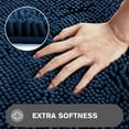 thumbnail image 3 of LKYUHGS-Sea Foam Bathroom Rugs \u2013 Absorbent and Washable Bath Mat, Non-Slip, Thick Soft Chenille Bath Rugs for Bathroom Floor, Shower, Sink - 17" x 24", 3 of 4