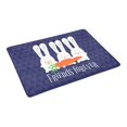 thumbnail image 2 of MKHERT Cute Friends Forever Bunnies with Carrot Doormat Rug Home Decor Floor Mat Bath Mat 23.6x15.7 inch, 2 of 3