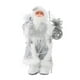 thumbnail image 2 of 1x Muñeco De Nieve Santa Claus Ornamento Decoración De La Mesa De Mesa Interior Decoración De La Estatua 30 Cm Sliver Lechas SM SunniMix Figuras de Santa Claus, 2 of 8