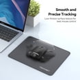 thumbnail image 7 of TECKNET BASICS Mouse Pad with Anti-fray Stitching, Waterproof Non-Slip Base, Stitched Edges Gaming Mouse Mat for Laptop, Compatible with Laser/Optical Mice -- Grey, 7 of 7
