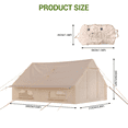 thumbnail image 2 of CazToi 210D Oxford Inflatable Tent for Camping Glamping, 2 of 3