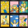 thumbnail image 2 of Cuadro sobre lienzo de anime clásico Los Simpson, imágenes artísticas de pared, carteles de dibujos animados e impresiones para la sala de estar, el dormitorio de los niños, la decoración del hogar, 2 of 5