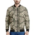 thumbnail image 2 of Chaqueta clásica con estampado 3D de camuflaje y cremallera para hombre y niño, sudadera de moda, camisetas de manga larga, abrigos de bombardero callejeros, ropa para hombre, 2 of 5
