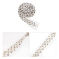 thumbnail image 4 of Decorative Lace Trim Multi-function Pearl Ribbon Delicate Rhinestone Ribbon Clothes Accessory, 4 of 9