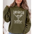 thumbnail image 6 of Ladies Golf Club Par Then Bar Hoodie for Women Cute Golfer Golf Pullover Sweatshirt, Army Green Hoodie, M, 6 of 8