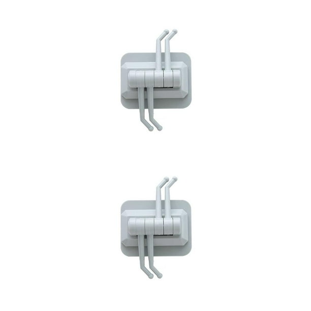 Monstrate Load-Bearing Seamless Adhesive Hook Wear-resistant Waterproof Strong Kitchen Pothook Adjustable Wall Hooks Rotatable Stick Numero 3 2piezas