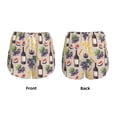 thumbnail image 5 of Lsque Watercolor Bottles And Glasses Printed Women's Running Shorts with Liner Pockets,Elastic Quick Dry Workout Athletic Gym Yoga Shorts,Womens High Waist Shorts-X-Large, 5 of 9