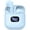 C-Blue, variant on Customizable Wireless Earbuds Bluetooth 5.3 - 40Hrs Playback Stereo Ear Buds with LED Display Charging Case, IPX7 Waterproof, In-Ear Earphones with Mic for Phone, Tablet, Laptop, Sports - White