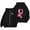 Black, variant on YEJIMAN Sweatshirt for Women Breast Cancer Awareness Hoodies Ribbon Graphic Full Zip Up Oversized Fleece Jackets Clothes Zip Up Hoodie