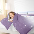 thumbnail image 3 of Manfei Cute Stars Twin Comforter Sets,Kawaii Cartoon Theme Bedding Set,Blue White Purple,Colorful Stars Reversible,2-Piece,1 Comforter and 1 Pillowcase, 3 of 7