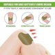 thumbnail image 4 of 10-100 parches para aliviar el dolor de rodilla, parches térmicos autoadhesivos, pasta para el dolor de rodilla, adhesivo de ajenjo, alivio del dolor de espalda y cuello, 100 piezas, 4 of 5