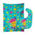 thumbnail image 1 of "Treasures Baby Bib & Burp Cloth, Duck in The Rain on Polkadots, Large" Caroline's Treasures BB7101STBU, 1 of 1