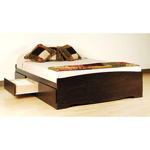 S Platform Storage Bed With 6 Drawers, Queen Size Bed Frame With 6 Drawers