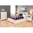 thumbnail image 5 of Prepac Yaletown White 2-Drawer Tall Nightstand, 5 of 5